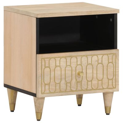 vidaXL Comodini 2pz 40x33x46 cm in Legno Massello di Mango