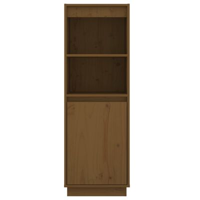 vidaXL Credenza Ambra 37x34x110 cm in Legno Massello di Pino