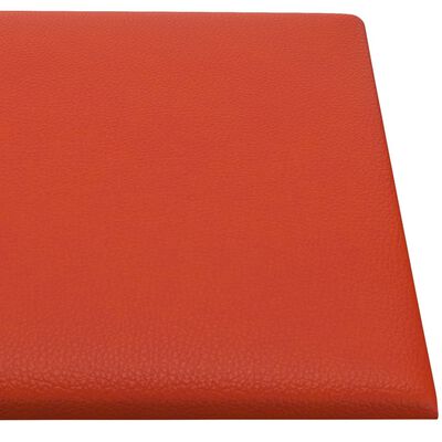 vidaXL Pannelli Murali 12 pz Rossi 60x30 cm Similpelle 2,16 m²