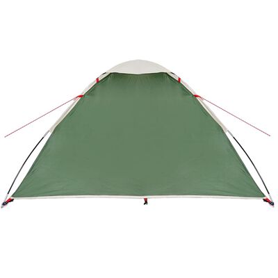 vidaXL Tenda da Campeggio a Cupola per 2 Persone Verde Impermeabile