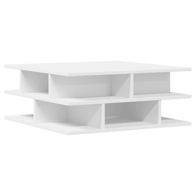 vidaXL Tavolino da Salotto Bianco 70x70x29 cm in Legno Multistrato