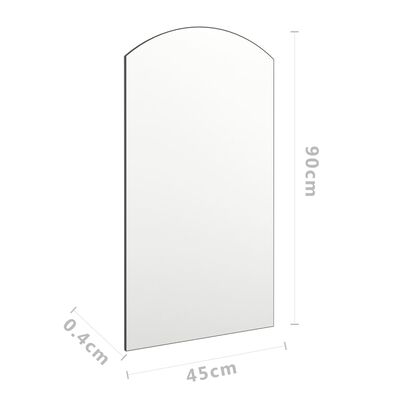 VidaXL Specchio senza cornice 70x50 cm in vetro Specchi 