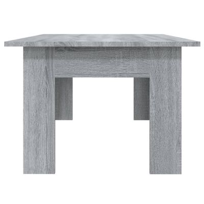 vidaXL Tavolino da Salotto Grigio Sonoma 100x60x42cm Legno Multistrato