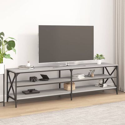 vidaXL Mobile TV Grigio Sonoma 180x40x50 cm in Legno Multistrato