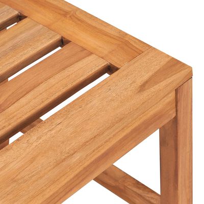 vidaXL Set da Pranzo per Giardino 5 pz in Legno Massello di Teak