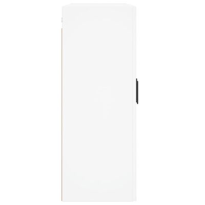 vidaXL Mobile a Parete Bianco 69,5x34,90 cm in Legno Multistrato