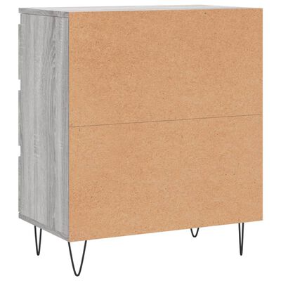 vidaXL Credenza Grigio Sonoma 60x35x70 cm in Legno Multistrato