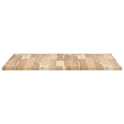 vidaXL Piano Tavolo Quadrato 80x80x2 cm in Legno Massello di Acacia