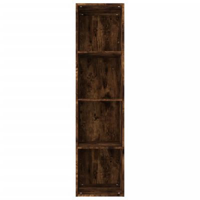 vidaXL Libreria/Mobile TV Rovere Fumo 36x30x143cm in Legno Multistrato