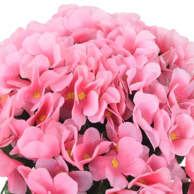 vidaXL Ghirlande Fiori Artificiali Natale 3 pz Rosa 85 cm