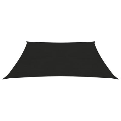 vidaXL Vela Parasole 160 g/m² Nera 4,5x4,5 m in HDPE