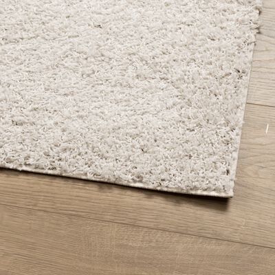 vidaXL Tappeto Shaggy PAMPLONA a Pelo Lungo Moderno Crema 200x200 cm