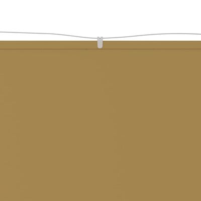 vidaXL Paravento Verticale Beige 140x600 cm in Tessuto Oxford