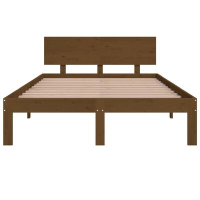 vidaXL Giroletto Ambra in Legno Massello 120x190 cm Small Double