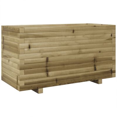 vidaXL Fioriera da Giardino 90x40x49,5 cm in Legno di Pino Impregnato