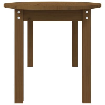 vidaXL Tavolino da Salotto Ambra 110x55x45 cm Legno Massello di Pino