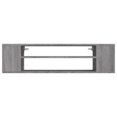 vidaXL Pensile Porta TV Grigio Sonoma 100x30x26,5 cm Legno Multistrato