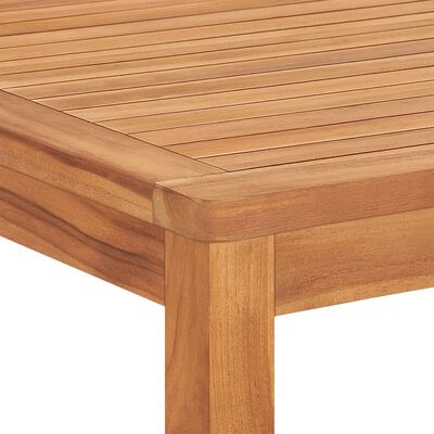 vidaXL Set da Pranzo per Giardino 5 pz in Legno Massello di Teak