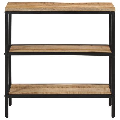 vidaXL Tavolo Consolle 70x35x70 cm in Legno Massello di Mango Grezzo