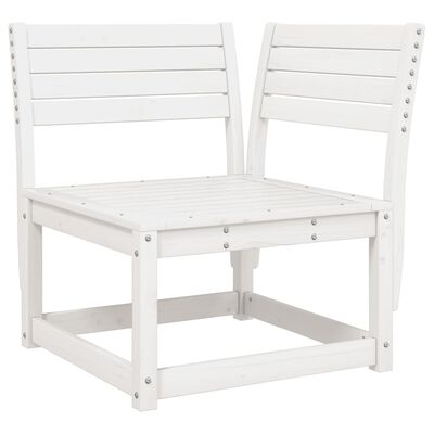 vidaXL Set Salotto da Giardino 5 pz Bianco in Legno Massello di Pino