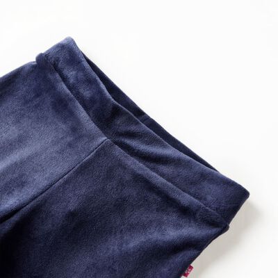 Pantaloni da Bambino in Velluto Blu Scuro 104