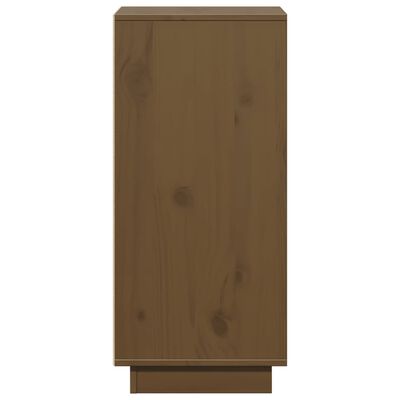 vidaXL Credenze 2 pz Ambra 31,5x34x75 cm in Legno Massello di Pino