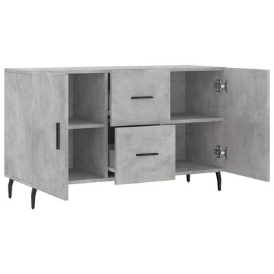 vidaXL Credenza Grigio Cemento 100x36x60 cm in Legno Multistrato