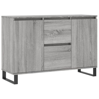 vidaXL Credenza Grigio Sonoma 104x35x70 cm in Legno Multistrato