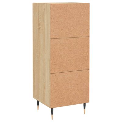 vidaXL Credenza Rovere Sonoma 34,5x34x90 cm in Legno Multistrato