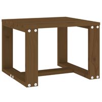 vidaXL Tavolino da Giardino Ambra 40x38x28,5 cm Legno Massello Pino