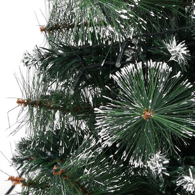 vidaXL Albero di Natale Preilluminato con Palline Verde 60 cm