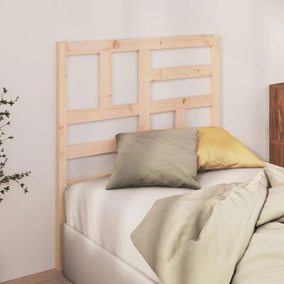 vidaXL Testiera per Letto 106x4x104 cm in Legno Massello di Pino