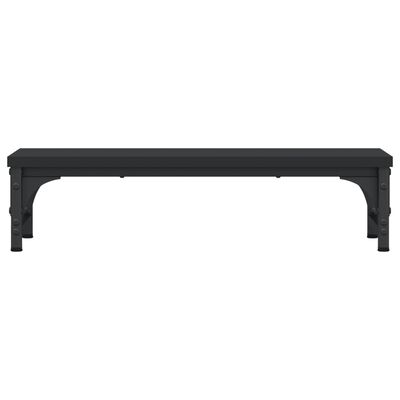 vidaXL Supporto per Monitor Nero 55x23x14 cm Legno Multistrato