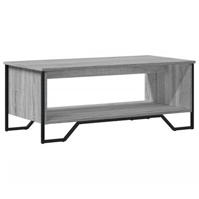 vidaXL Tavolino da Salotto Grigio Sonoma 100x51x40cm Legno Multistrato