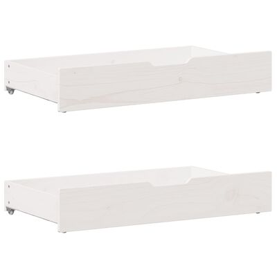 vidaXL Letto senza Materasso Bianco 120x190 cm Legno Massello di Pino