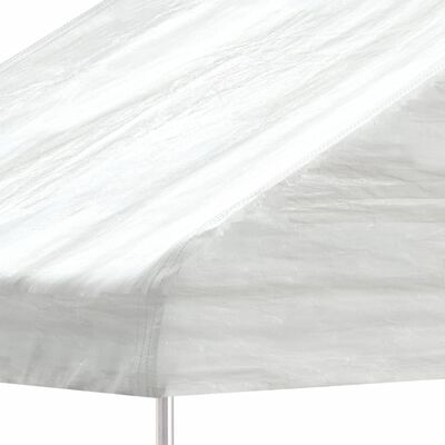 vidaXL Gazebo con Tetto Bianco 17,84x2,28x2,69 m in Polietilene