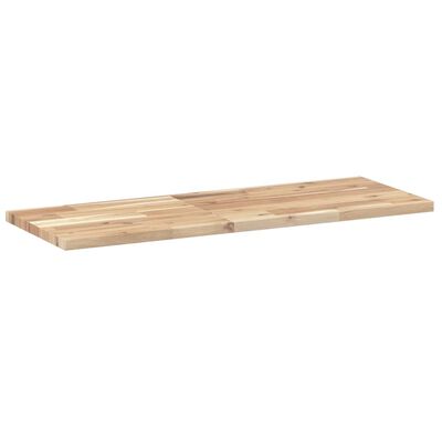 vidaXL Mensole da Parete 4 pz 100x30x2 cm Legno Acacia Non Trattato