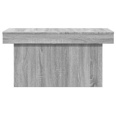 vidaXL Tavolino da Salotto Grigio Sonoma 80x55x40 cm Legno Multistrato