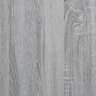 vidaXL Giroletto Cassetti Grigio Sonoma 140x190 cm Legno Multistrato