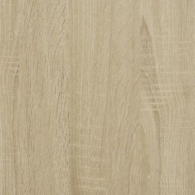 vidaXL Mobile per Frigo Rovere Sonoma 60x57x207 cm Legno Multistrato