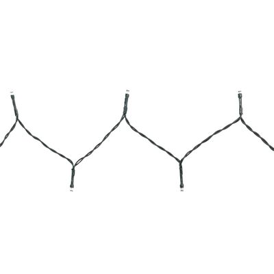 vidaXL Rete di Luce per Albero di Natale 210 LED Bianco Freddo 210 cm