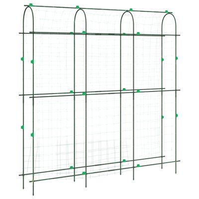 vidaXL Traliccio Giardino per Rampicanti Telaio U 181x31x182,5 Acciaio