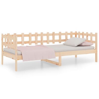 vidaXL Dormeuse senza Materasso 90x200 cm in Legno Massello di Pino