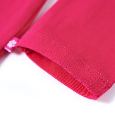 Maglietta da Bambina a Maniche Lunghe Fucsia 116