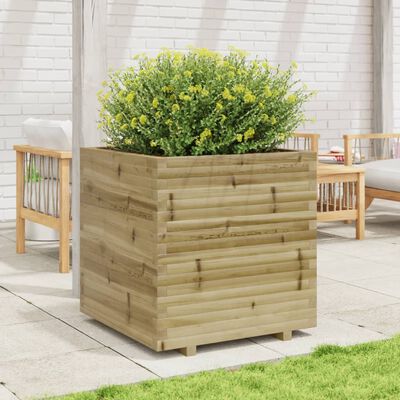 vidaXL Fioriera da Giardino 70x70x72,5 cm in Legno di Pino Impregnato