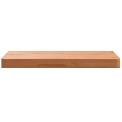 vidaXL Piano per Tavolo 50x50x4 cm Quadrato Legno Massello di Faggio