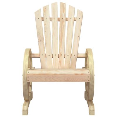 vidaXL Sedie da Giardino Adirondack 4 pz in Legno Massello di Abete