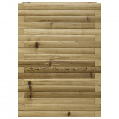 vidaXL Fioriera da Giardino 50x50x68,5 cm in Legno di Pino Impregnato