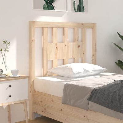 vidaXL Testiera per Letto 96x4x100 cm in Legno Massello di Pino