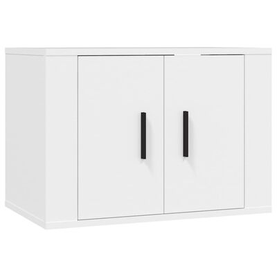 vidaXL Mobile Porta TV a Parete Bianco 57x34,5x40 cm